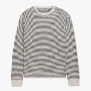 Fair Harbor Sundown Terry Crewneck | Nautical Stripe Size MM